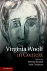 Virginia Woolf in Context - eBook