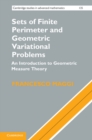 Sets of Finite Perimeter and Geometric Variational Problems : An Introduction to Geometric Measure Theory - eBook