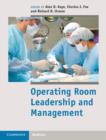 Operating Room Leadership and Management - eBook