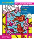 Zendoodle Color-by-Number: Stained Glass : Dazzling Art to Color and Display - Book