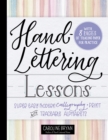 Hand-Lettering Lessons : Super Easy Modern Calligraphy + Print with Traceable Alphabets - Book