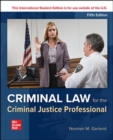 ISE Criminal Law for the Criminal Justice Professional - Book