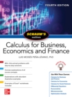 Schaum's Outline of Calculus for Business, Economics and Finance, Fourth Edition - eBook