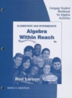 Student Workbook for Larson's Elementary and Intermediate Algebra: Algebra Within Reach, 6th - Book