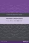 Linear Algebra and Differential Equations : Pearson New International Edition - Book
