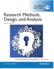 Research Methods, Design, and Analysis, Global Edition - Book