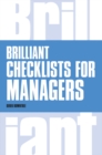 Brilliant Checklists for Managers - Book