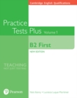 Cambridge English Qualifications: B2 First Practice Tests Plus Volume 1 - Book