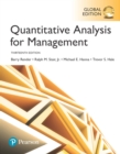 Quantitative Analysis for Management, Global Edition - eBook