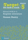 Target Grade 5 Unseen Poetry Edexcel GCSE (9-1) Eng Lit Workbook - Book