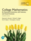 College Mathematics for Business, Economics, Life Sciences, and Social Sciences, Global Edition - Book