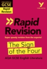 York Notes for AQA GCSE Rapid Revision: The Sign of the Four catch up, revise and be ready for and 2023 and 2024 exams and assessments - Book