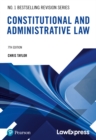 Law Express Revision Guide: Constitutional and Administrative Law - eBook