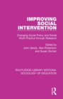 Improving Social Intervention : Changing Social Policy and Social Work Practice through Research - eBook
