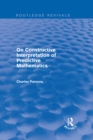 On Constructive Interpretation of Predictive Mathematics (1990) - eBook