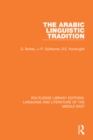 The Arabic Linguistic Tradition - eBook