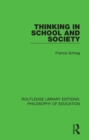 Thinking in School and Society - eBook