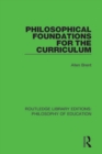 Philosophical Foundations for the Curriculum - eBook