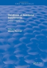 Handbook of Nutritional Supplements : Volume I: Human Use - Book