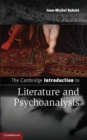 Cambridge Introduction to Literature and Psychoanalysis - eBook