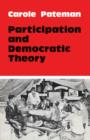 Participation and Democratic Theory - eBook