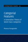 Categorial Features - eBook