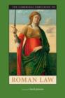 The Cambridge Companion to Roman Law - eBook