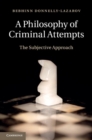 Philosophy of Criminal Attempts - eBook