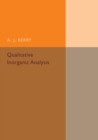 Qualitative Inorganic Analysis - Book