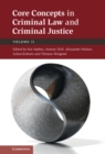 Core Concepts in Criminal Law and Criminal Justice: Volume 2 - Book