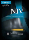 NIV Clarion Reference Bible, Black Calf Split Leather, NI484:X - Book