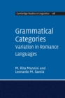 Grammatical Categories : Variation in Romance Languages - Book