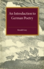 An Introduction to German Poetry - Book