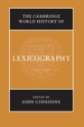 The Cambridge World History of Lexicography - Book