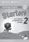 Cambridge English Young Learners 2 for Revised Exam from 2018 Starters Answer Booklet : Authentic Examination Papers - Book