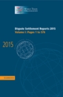 Dispute Settlement Reports 2015: Volume 1, Pages 1-576 - eBook