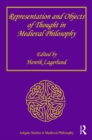 Representation and Objects of Thought in Medieval Philosophy - eBook