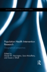 Population Health Intervention Research : Geographical perspectives - eBook