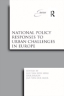 National Policy Responses to Urban Challenges in Europe - eBook