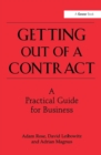 Getting Out of a Contract  - A Practical Guide for Business - eBook