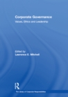 Corporate Governance : Values, Ethics and Leadership - eBook