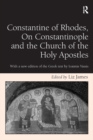 Constantine of Rhodes, On Constantinople and the Church of the Holy Apostles : With a new edition of the Greek text by Ioannis Vassis - eBook