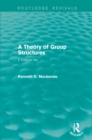 A Theory of Group Structures - eBook