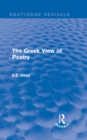 The Greek View of Poetry - eBook