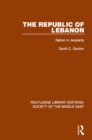 The Republic of Lebanon : Nation in Jeopardy - eBook
