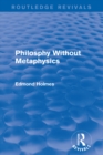 Philosphy Without Metaphysics - eBook