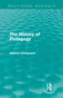The History of Pedagogy - eBook