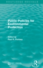 Public Policies for Environmental Protection - eBook