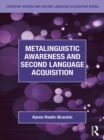 Metalinguistic Awareness and Second Language Acquisition - eBook