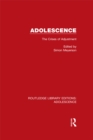 Adolescence : The Crises of Adjustment - eBook